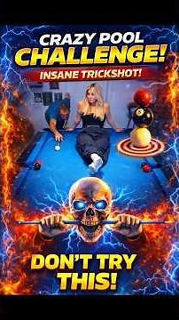 Crazy Pool Challenge | Insane Trickshot You Won’t Believe 😱 (Don’t Try This at Home!)