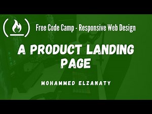 freeCodeCamp - Build a Product Landing Page [solution] | Learn HTML & CSS by Practice for Beginner
