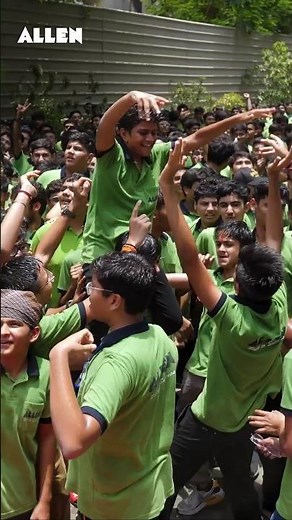 Students' Joyful Celebration of JEE Advanced 2024 Success 🌟 ALLEN #IITJEE #shorts