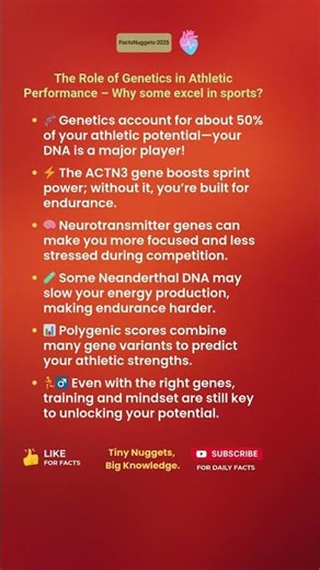 Your DNA Reveals If You're Built For Speed or Endurance Genetics in Sports 🧬⚡