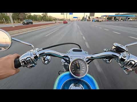 First Ride with GoPro Hero 13 | Harley Davidson Sportster 1200 “Blueshine”