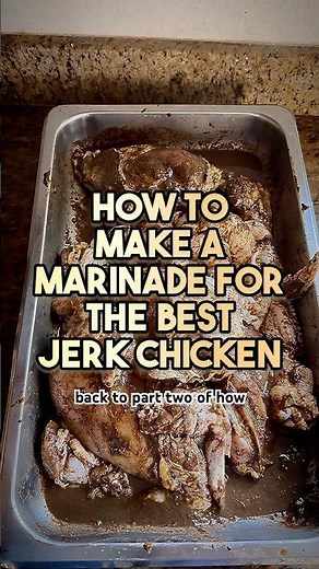 How to make a marinade for the best Jamaican Jerk Chicken!🔥