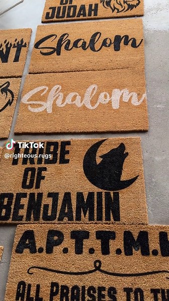 Handmade Doormats by Righteous Rugs LLC