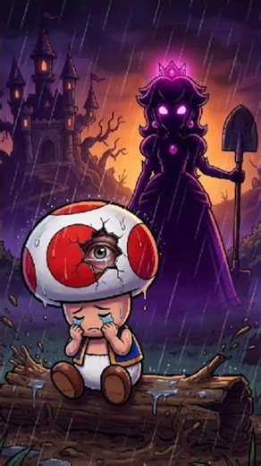 Toads Are Trapped Humans?💀#shorts #supermario