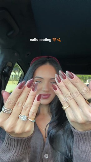 Brown Aura Nails Transition Ideas