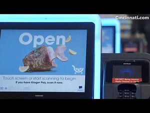 Kroger tests new self-checkout machines with bigger, belted lanes