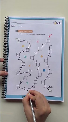 Atividade Divertida de Matemática com Cálculos para Crianças