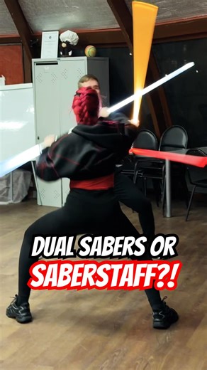 DUAL SABERS AGAINST SABERSTAFF: WHO WINS?!