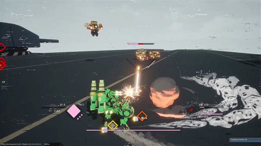 Standing still makes it easier to get hit.Strafing keeps you alive.Move while firing to break enemy aim.The more you move, the harder you are to hit.Not just sideways but you can move vertically and be acrobatic even!Stay mobile. Stay alive.#Mecha #indiegame #CodeRapid