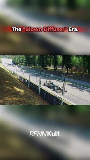 The sound that TERRIFIED the F1 grid. 💥 (Blown Diffuser Era)