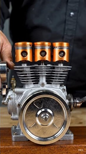 3 Piston Engine #shorts #trending #youtubeshorts