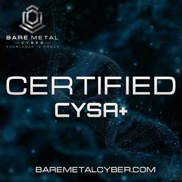 Welcome to the CompTIA CYSA+ Certification