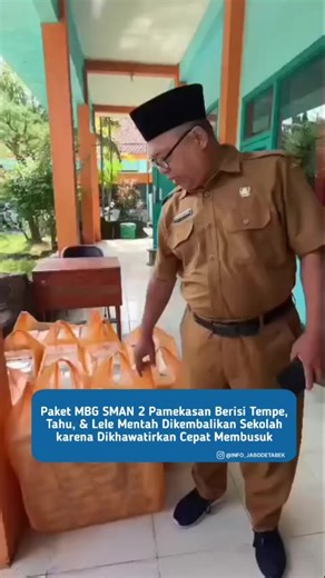 Penolakan Paket Makan Bergizi di SMA 2 Pamekasan