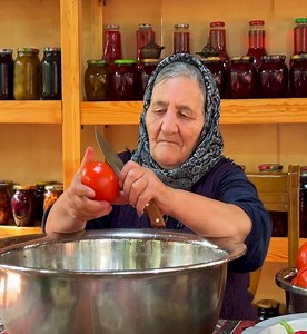 Making Hungarian Vegetable Stew (LECHO) in Glass Jars for Winter! Village Life #cookies #cookery #cooking #cookingtime | Special Cooking
