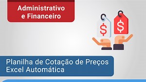 Planilha de cotação de preços Excel Automática