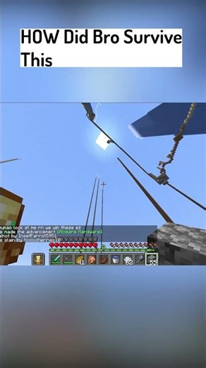 Very EPIC Minecraft Lava Is Rising Clutch 😲