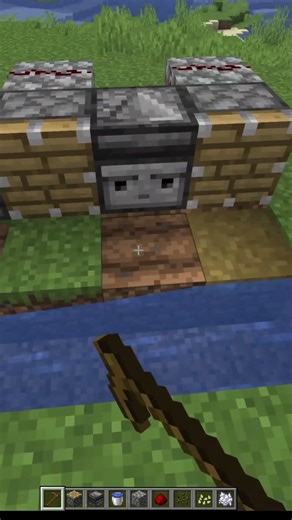 A farm specializing in the cultivation of watermelons and pumpkins (Minecraft) #shorts #minecraft