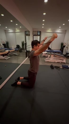 Olympic Stretch | Core strengthening with resistance bands improves balance, posture, and stability, helps prevent back and neck pain by stabilizing the... | Instagram