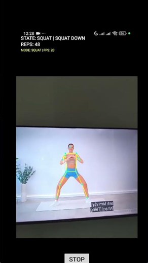 Real-Time AI Fitness Tracker on Android | YOLO Pose + TensorFlow Lite