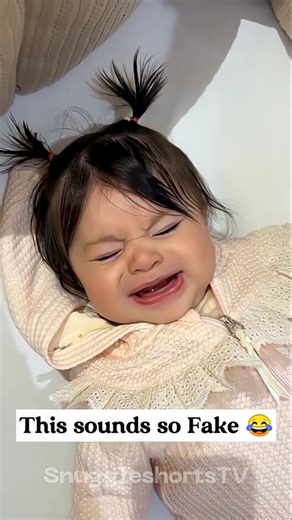 Adorable Babies Pretending to Cry