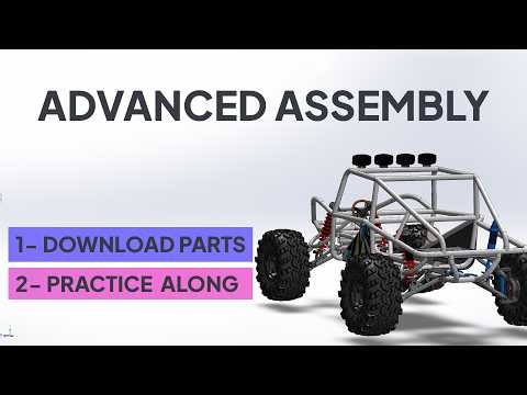 Advanced SOLIDWORKS Assembly EP01 | Dune Buggy Project (Free Practice Parts)