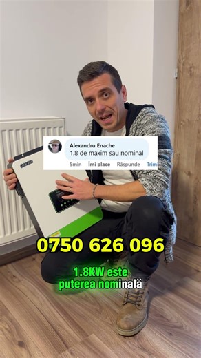 Domnul Alexandru Enache ne-a intrebat daca puterea invertorului nostru hybrid de 1.8KW este maxima
