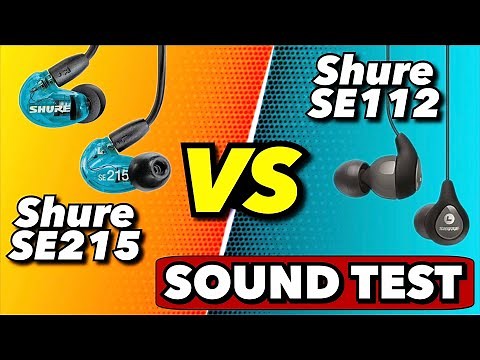 Shure SE215 VS Shure SE112 Sound Test & Unboxing | Best IEM For Musician