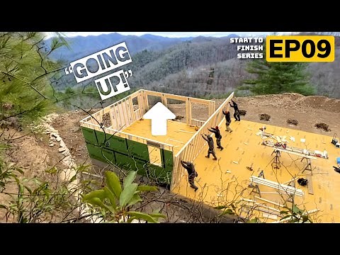 Framing Exterior Walls | Building A Mountain Cabin EP09