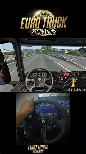 Euro Truck Simulator 2 - Ultra Graphic | Steering wheel gameplay