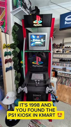 Running to the Kmart gaming section after school while Mum did the shopping - peak childhood memories 🥰 #PlayStation #ps1 #retrogaming #retrogamer #retro