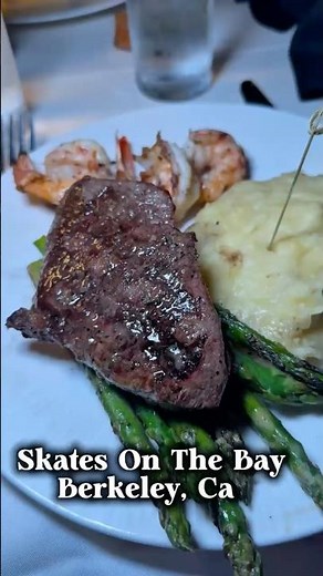 Skates On The Bay #food #foodie #berkeley #foodblogger #surfnturf #foodshorts #foodvlog #steak