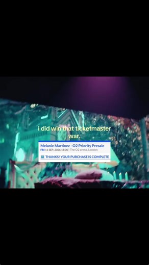 AYYYY! #melaniemartinez #hades #tour #ticketmaster #fyp | melanie martínez
