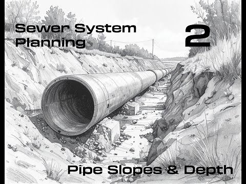 Sewer System Planning: Pipe Slopes & Depth