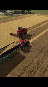 Self loading straw trailer! 🍂 #farming #agriculture #famingsimulator25 #tractor #straw | Mazarat Gaming
