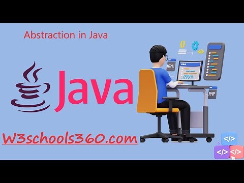 Abstraction In Java | W3schools #java #javaprogramming #corejava