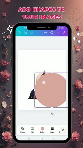 Let's Add shapes to your images using Background Remover Feature!# canva Tricks