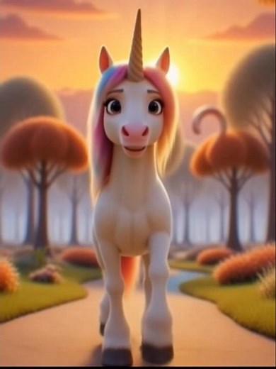 "The Rainbow Unicorn Adventure 🌈🦄"#cartoon #tiktok #animation #cute