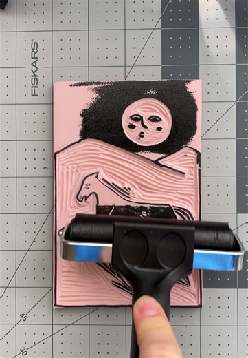 Exploring a New Brayer for Printmaking