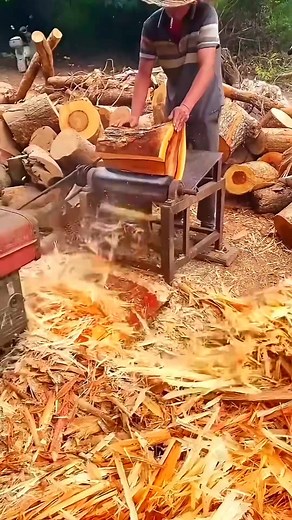 13K views | Shredding process of wood logs | Dawgshell 2.0 | Facebook