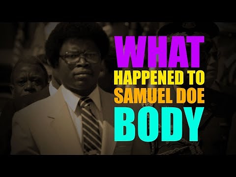 Former Liberian Warlord Prince Y. Johnson Explains What Happened To The Body Of Samuel K. Doe
