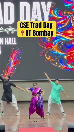 IIT Bombay CSE Traditional Day 🔥 #iitbombay #shorts #iit