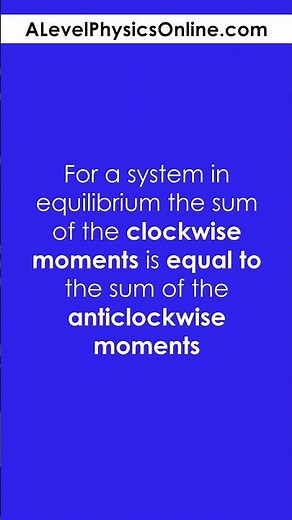 Definition - Principle of Moments