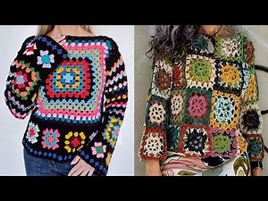 Easy Crochet Blouse Pattern For Beginners Using Simple Motifs And Soft Cotton Yarn