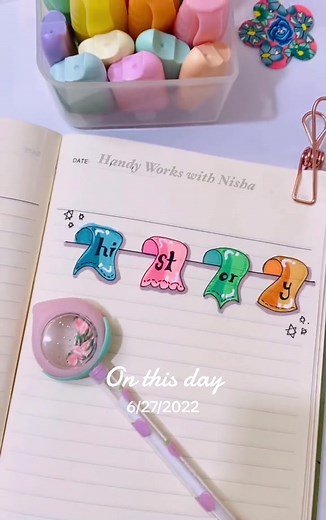 History Notebook Cover Design Ideas - DIY Back to School Projects