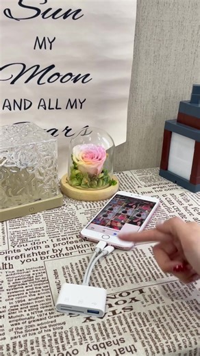 5-in-1 SD Card Reader for iPhone 📲 Sd card #sdcardreader #photos #storage #weeklyDeals #tiktokshop