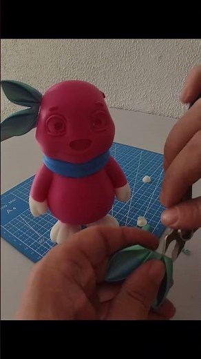 3D model of Luntik in cutaway, designed for multi-part printing.