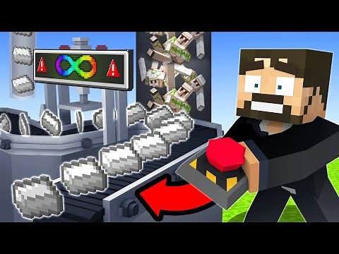 You can make a *NEVER ENDING* IRON FARM! in Minecraft!