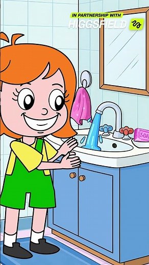 Stop! Wash Your Hands Before Eating! 🧼 Simple Learning for Kids