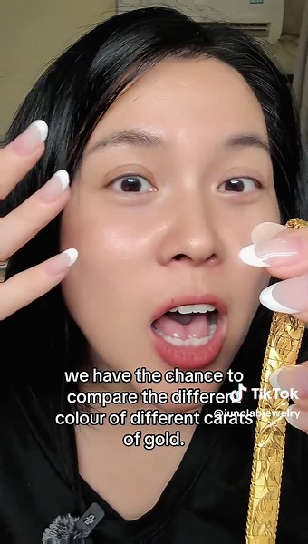 Gold Color Difference by Carat