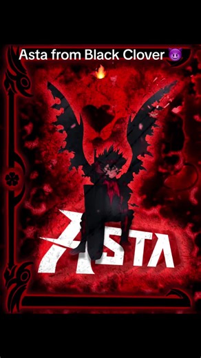 Asta 😈⚫️ Couldn’t go without doing my boy Asta! His demon union mode form is one of my favourite for a character design 🔥🔥 #fyp #foryou #art #artist #graphicdesign #graphicdesigner #graphics #gfx #gfxart #poster #posterdesign #card #anime #animation #black #red #blackclover #asta #astablackclover #antimagic #digitalart #digitalartist #digitalartists
